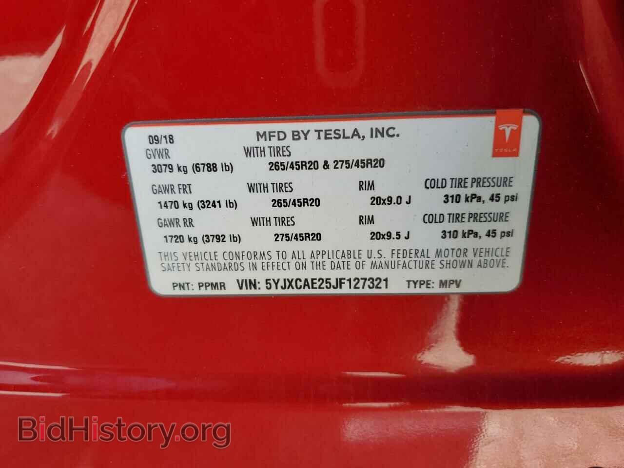 2018 TESLA MODEL X - VIN: 5YJXCAE25JF127321 - Photo 12