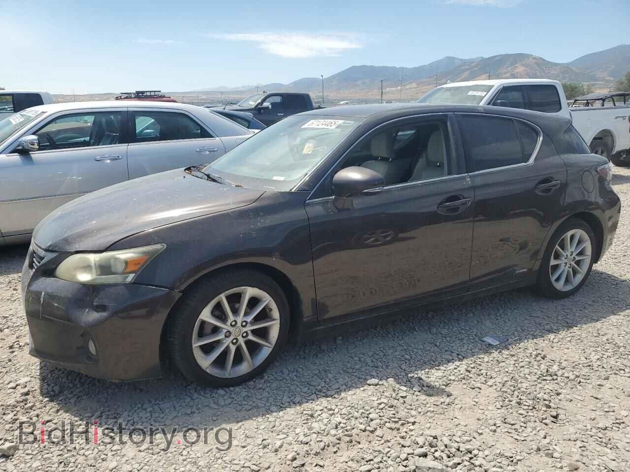 Photo JTHKD5BH6C2075189 - LEXUS CT 200 2012