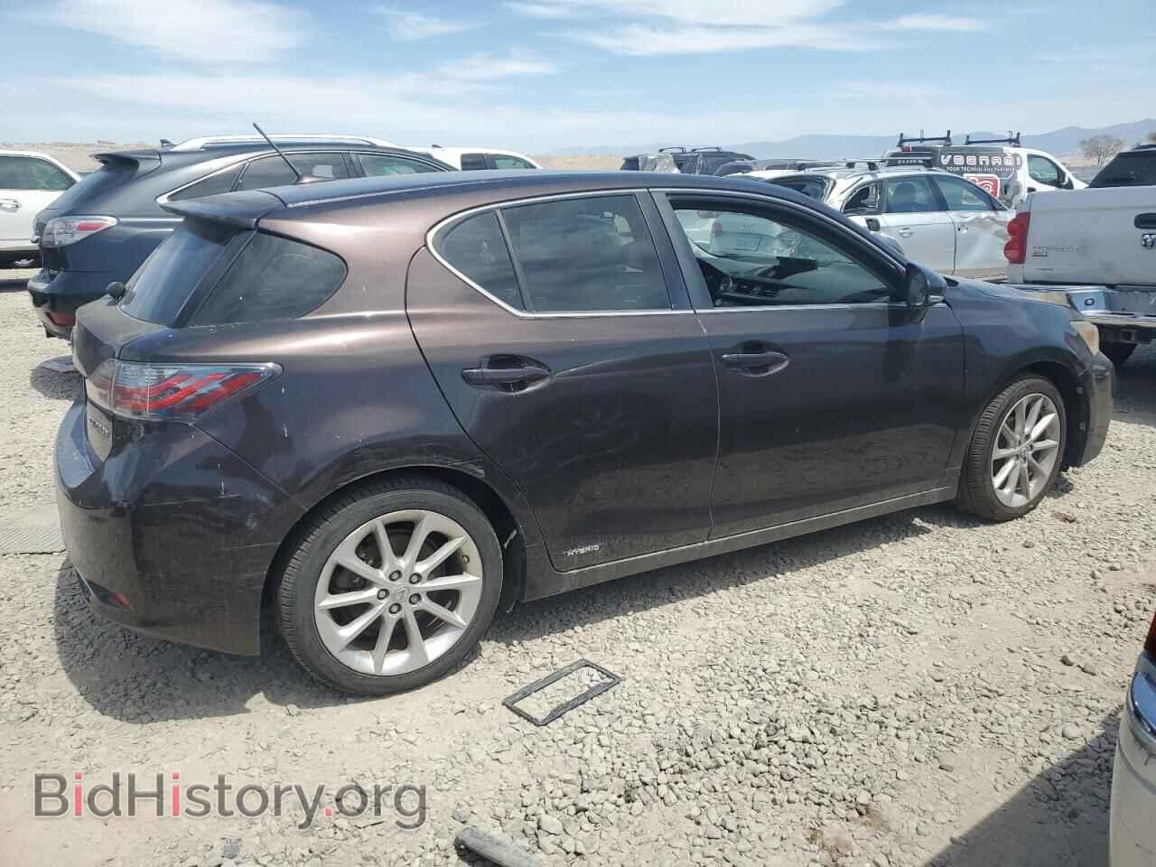 2012 LEXUS CT 200 - VIN: JTHKD5BH6C2075189 - Фото 3