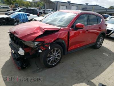 2020 Mazda CX-5 CX-5 Grand, maroon — VIN JM3KFBDM2L0826604, Copart