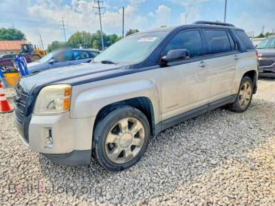 2010 GMC TERRAIN SLT, серебристый — VIN 2CTFLHEY7A6241761, Copart