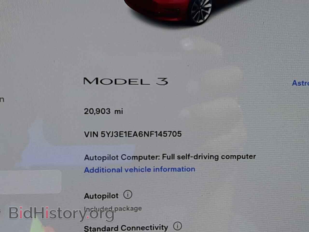 2022 TESLA MODEL 3 - VIN: 5YJ3E1EA6NF145705 - Photo 9