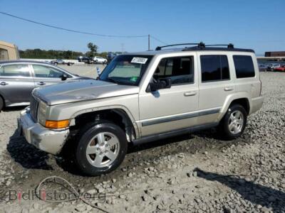2008 Jeep COMMANDER, beige — VIN 1J8HH48KX8C233086, Copart