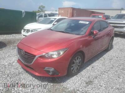 2015 Mazda 3 Grand Touring, красный — VIN JM1BM1W72F1231377, Copart