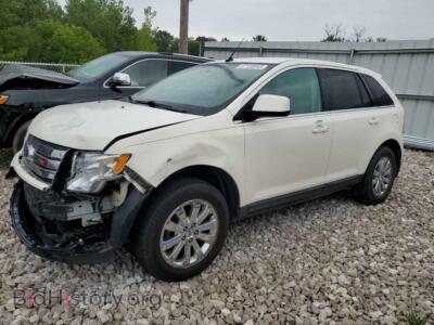 2008 Ford EDGE Edge Limit, белый — VIN 2FMDK39C38BB02103, Copart