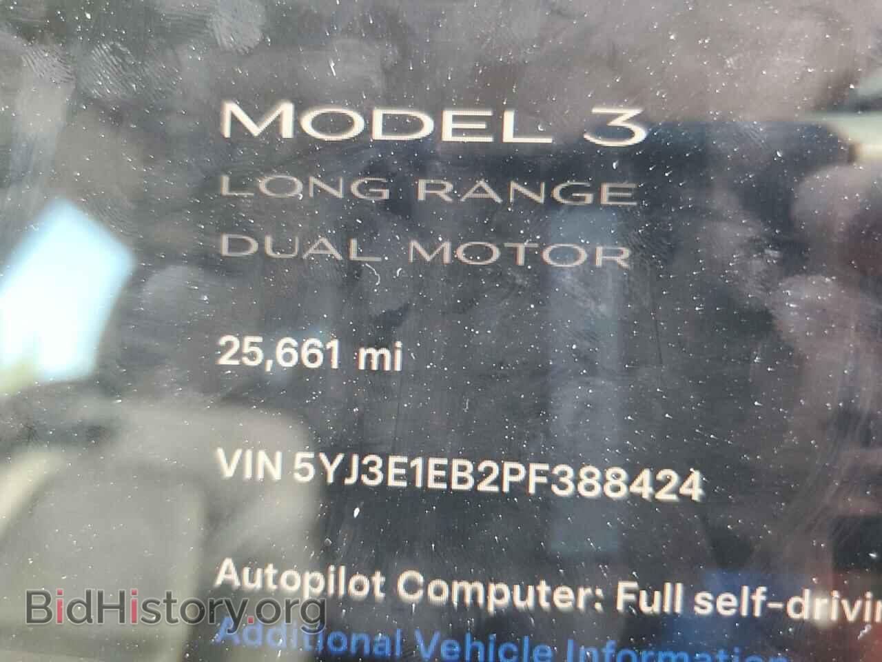 2023 TESLA MODEL 3 - VIN: 5YJ3E1EB2PF388424 - Фото 9