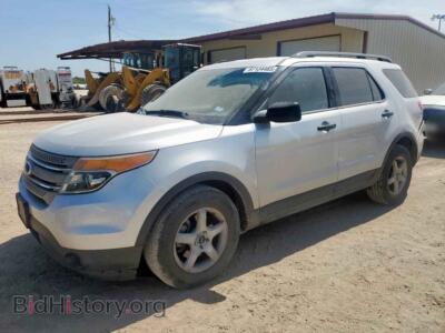 2013 Ford EXPLORER, silver — VIN 1FM5K7B85DGB77275, Copart