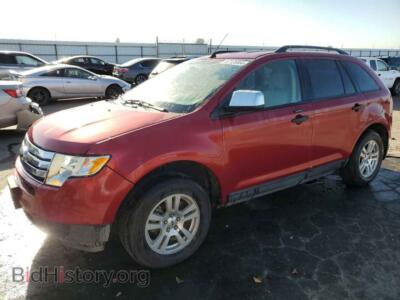 2007 Ford EDGE SE, red — VIN 2FMDK36C27BA25906, Copart