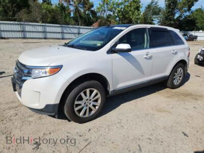 2014 Ford EDGE Limited, white — VIN 2FMDK3KC4EBA44928, Copart