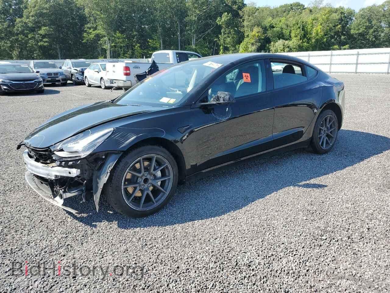 Photo 5YJ3E1EA9NF370202 - TESLA MODEL 3 2022