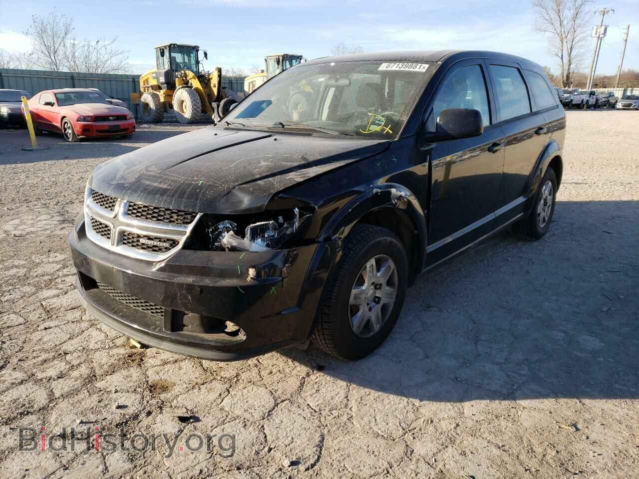 2012 DODGE JOURNEY - VIN: 3C4PDCAB7CT205293 - Фото 2