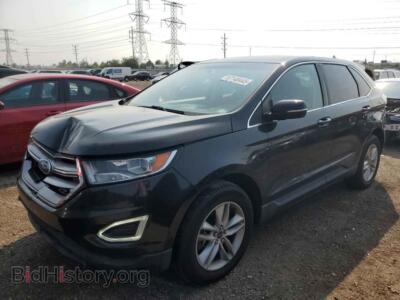 2015 Ford EDGE SEL, black — VIN 2FMTK4J90FBC04490, Copart