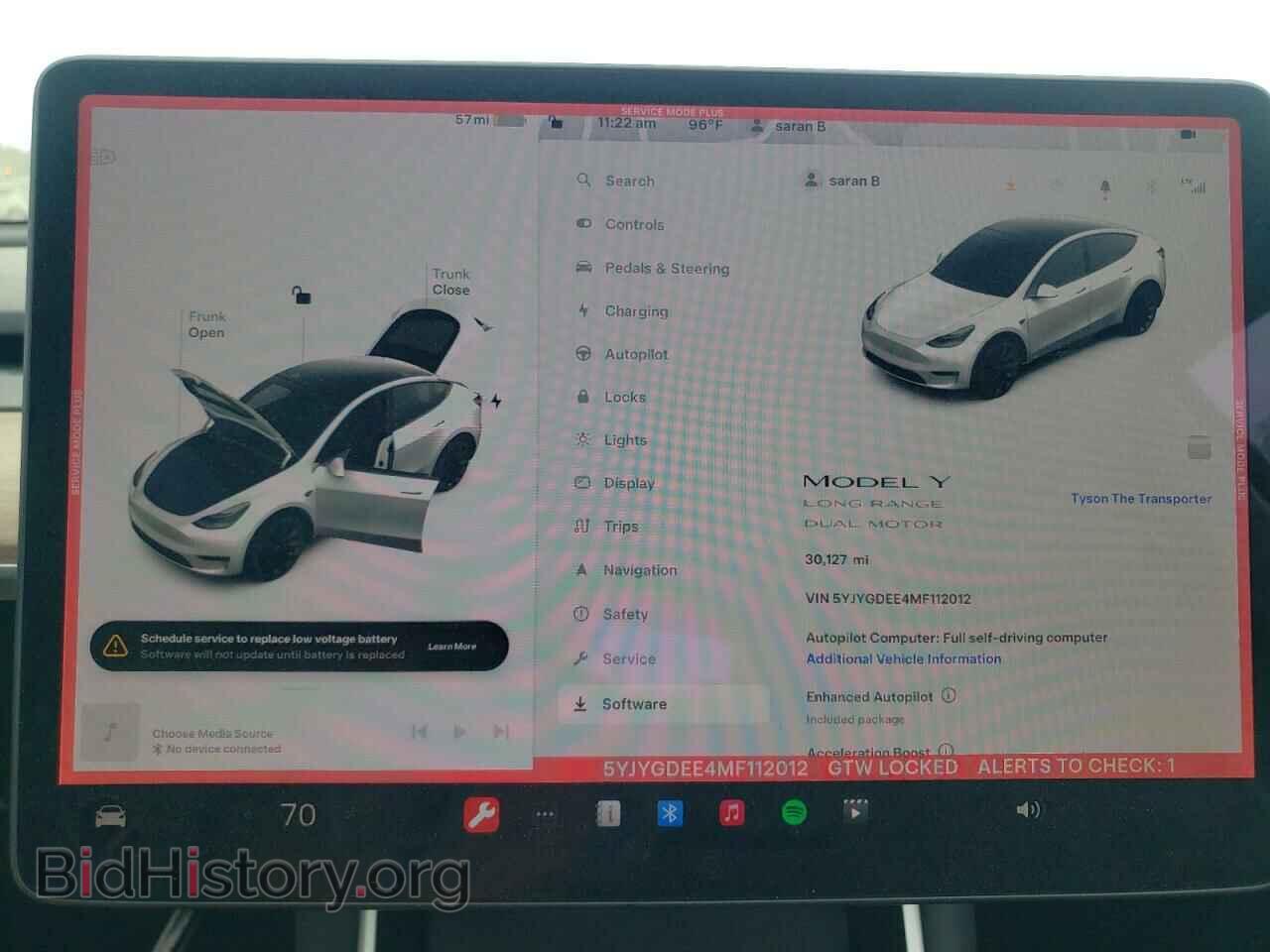 2021 TESLA MODEL Y - VIN: 5YJYGDEE4MF112012 - Photo 9