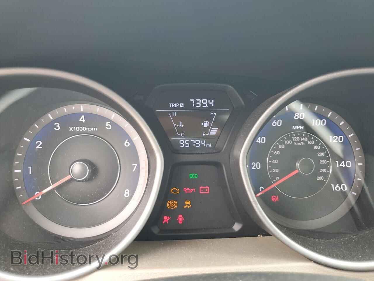 2014 HYUNDAI ELANTRA - VIN: KMHDH4AE2EU048607 - Photo 9