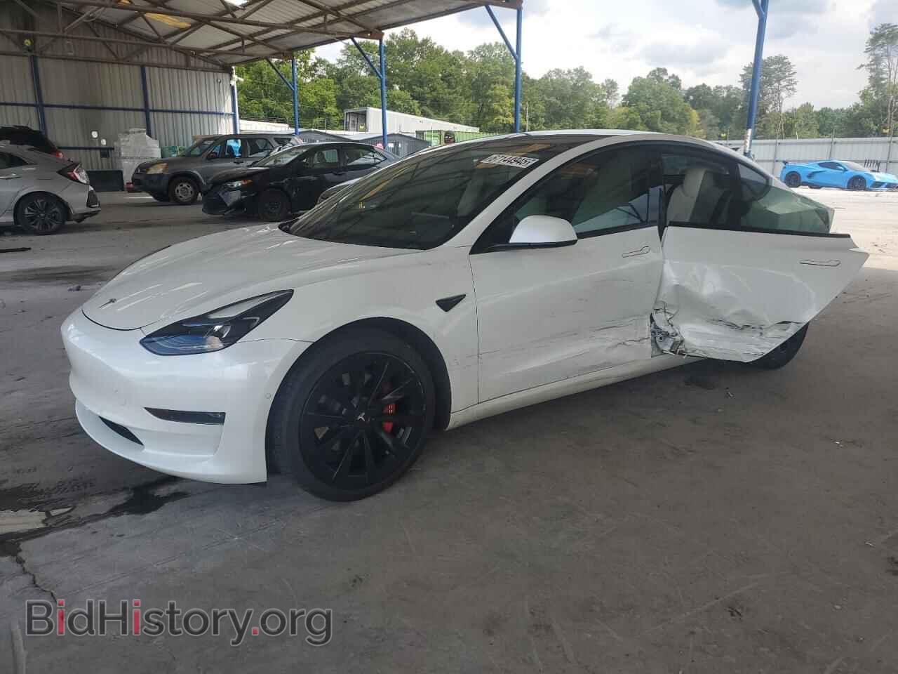 Photo 5YJ3E1EB0MF916098 - TESLA MODEL 3 2021