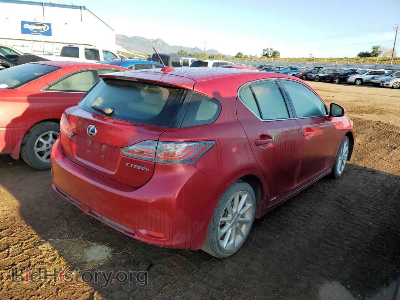 2012 LEXUS CT 200 - VIN: JTHKD5BHXC2111725 - Фото 3