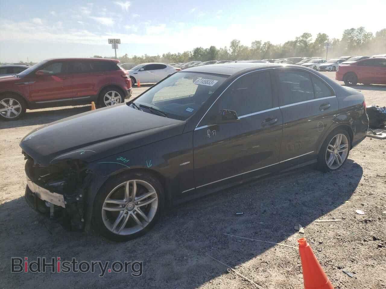 Photo WDDGF4HB5CR238510 - MERCEDES-BENZ C-CLASS 2012