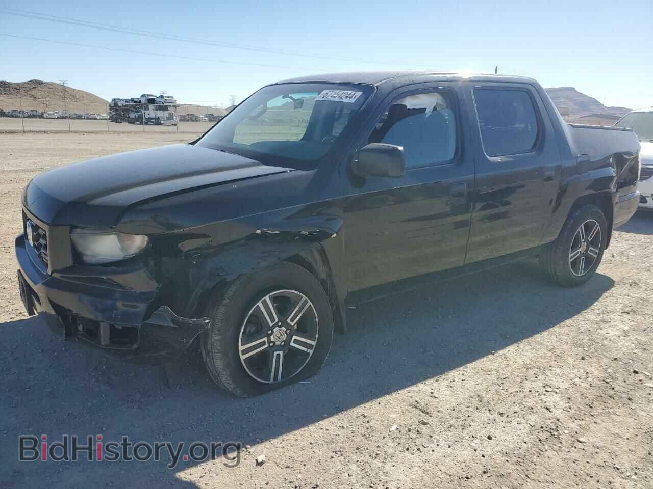 Photo 5FPYK1F70CB453877 - HONDA RIDGELINE 2012
