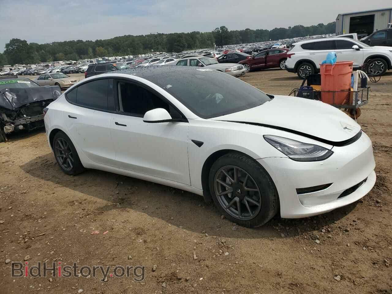 2021 TESLA MODEL 3 - VIN: 5YJ3E1EA5MF854687 - Фото 4