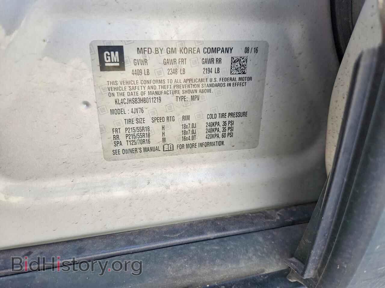 2017 BUICK ENCORE - VIN: KL4CJHSB3HB011219 - Photo 13