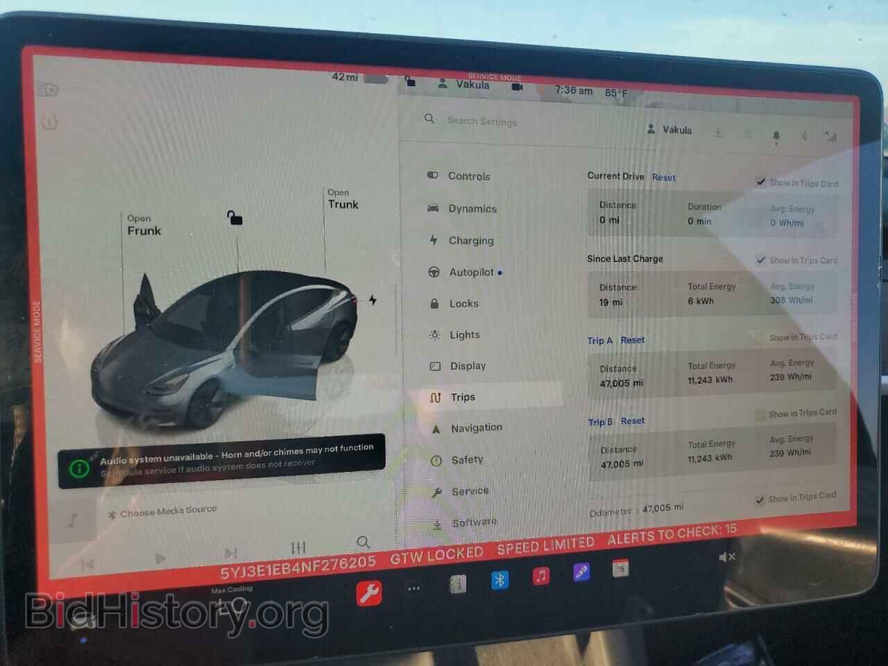 2022 TESLA MODEL 3 - VIN: 5YJ3E1EB4NF276205 - Photo 9