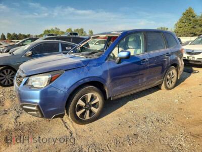 2018 Subaru FORESTER 2.5I Premium, синий — VIN JF2SJAEC4JH438152, Copart