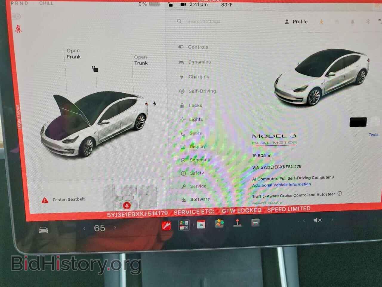 2019 TESLA MODEL 3 - VIN: 5YJ3E1EBXKF514179 - Photo 9