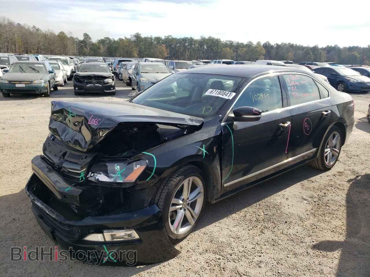 2014 VOLKSWAGEN PASSAT - VIN: 1VWBN7A37EC003654 - Фото 2