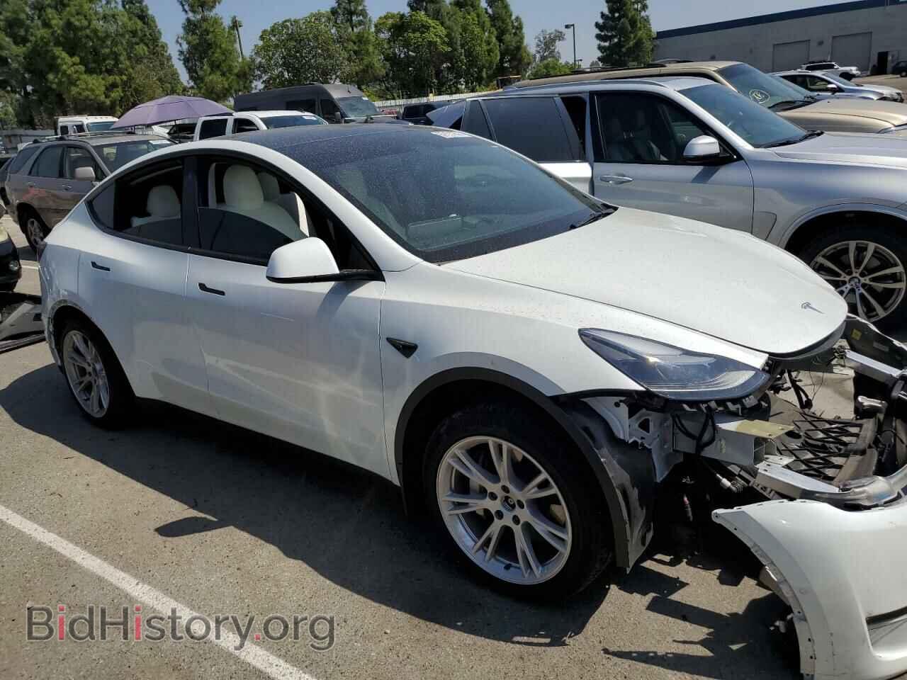 2022 TESLA MODEL Y - VIN: 7SAYGAEEXNF558670 - Фото 4