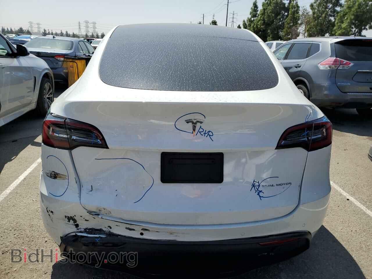2022 TESLA MODEL Y - VIN: 7SAYGAEEXNF558670 - Фото 6
