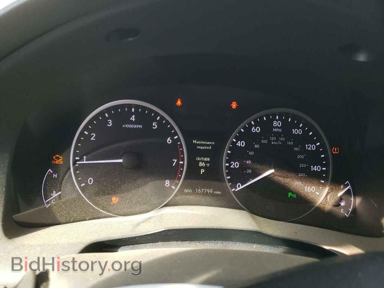 2013 LEXUS ES350 - VIN: JTHBK1GG0D2025355 - Фото 9