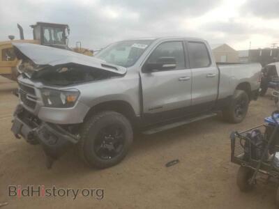 2022 RAM 1500 Big Horn/Lone Star, silver — VIN 1C6SRFBTXNN426045, Copart