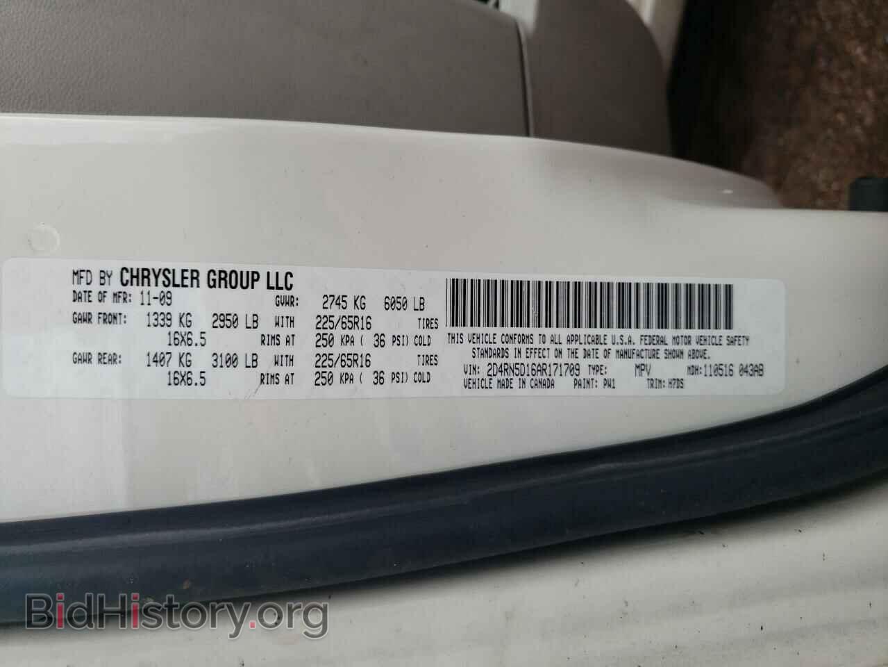 2010 DODGE All Models - VIN: 2D4RN5D16AR171709 - Фото 13