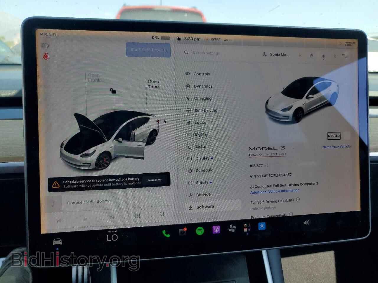 2020 TESLA MODEL 3 - VIN: 5YJ3E1EC7LF624357 - Photo 9