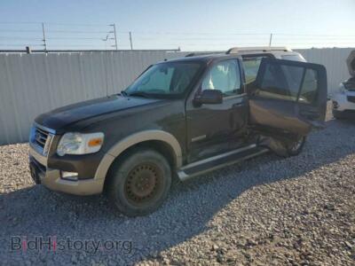 2007 Ford EXPLORER Eddie Bauer, gray — VIN 1FMEU74E97UB79730, Copart