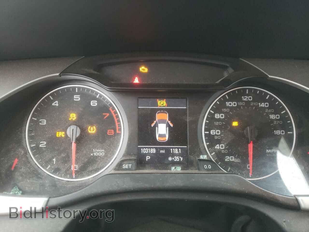 2011 AUDI A4 - VIN: WAUFFAFL2BN037635 - Фото 9