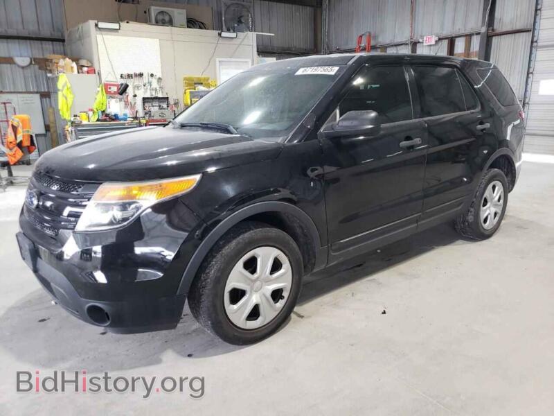 2014 Ford EXPLORER Police Interceptor (VIN 1FM5K8AR9EGA04117) — photo 1 of 13, Copart, damage: hail