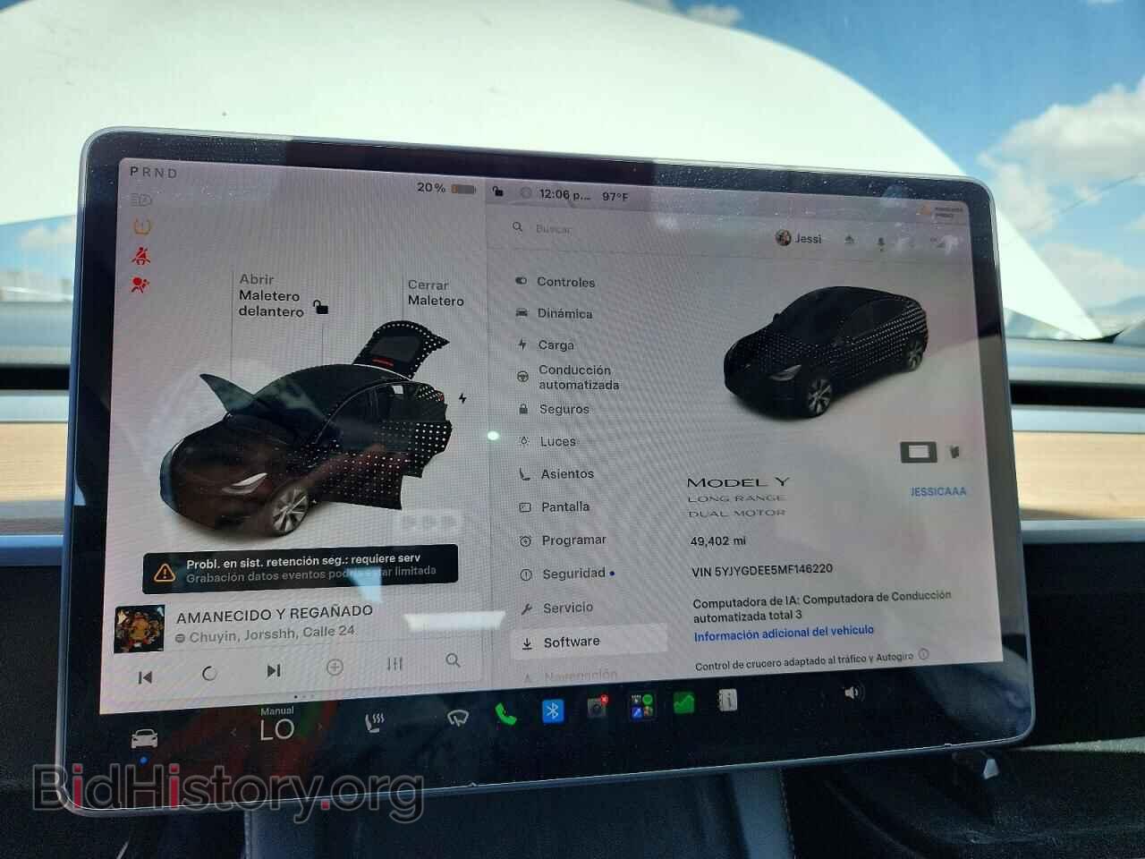 2021 TESLA MODEL Y - VIN: 5YJYGDEE5MF146220 - Photo 9