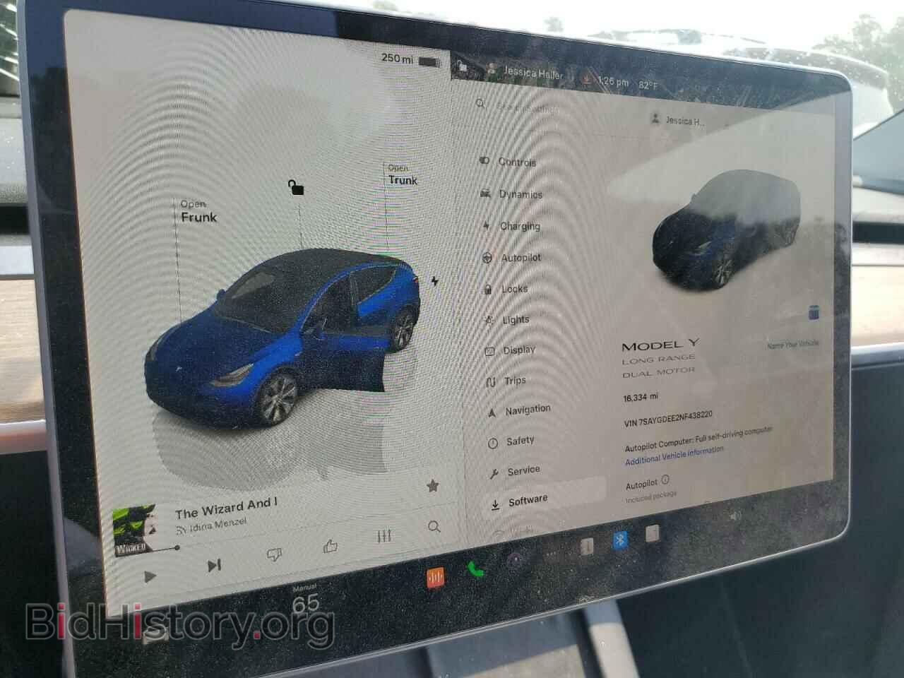 2022 TESLA MODEL Y - VIN: 7SAYGDEE2NF438220 - Photo 9