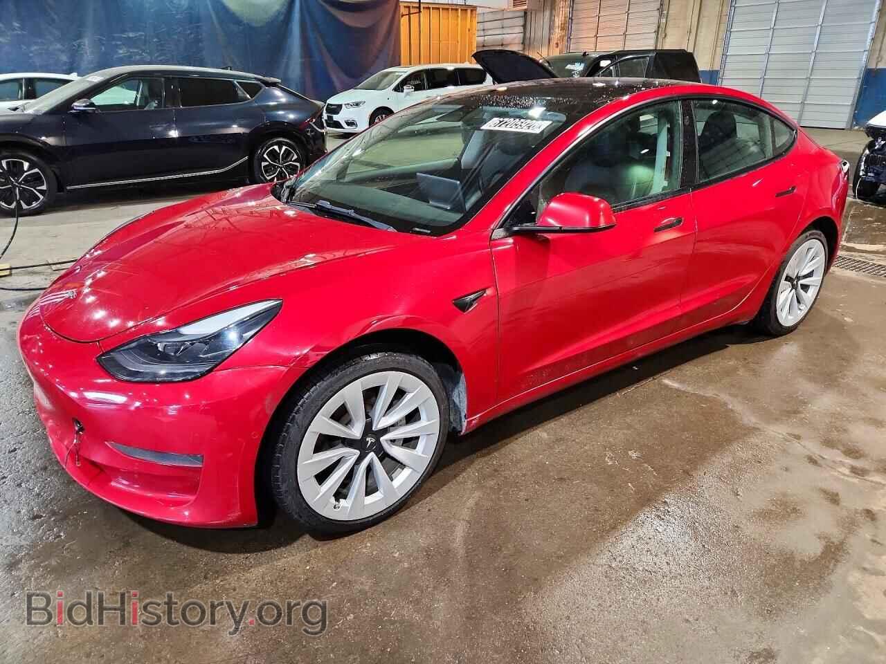 Фотография 5YJ3E1EA0NF303956 - TESLA MODEL 3 2022