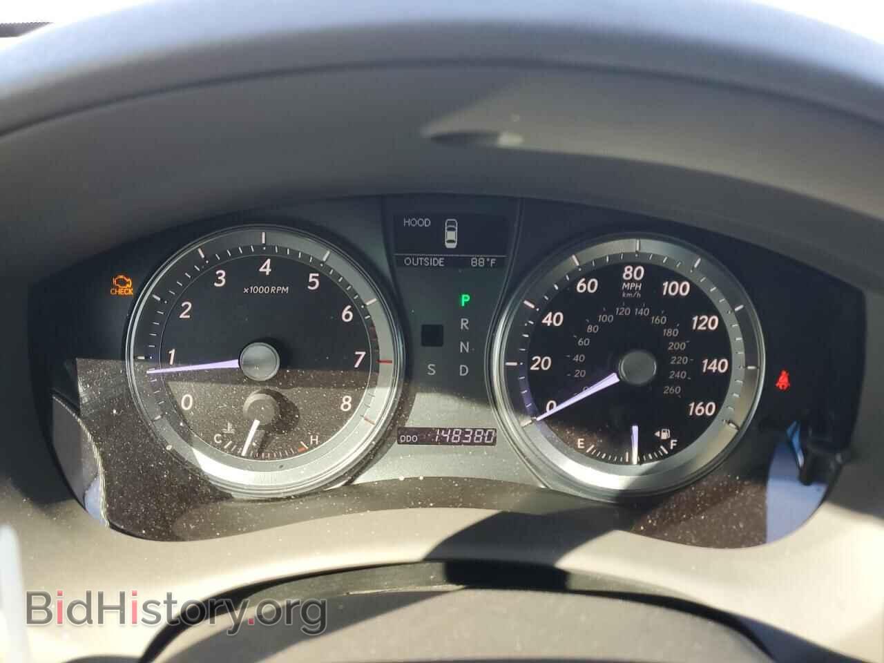2012 LEXUS ES350 - VIN: JTHBK1EG6C2486657 - Фото 9