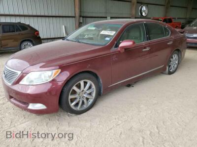 2008 Lexus LS460 460, maroon — VIN JTHBL46F385070186, Copart