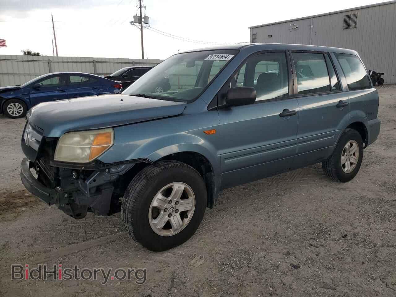 Photo 5FNYF28126B037782 - HONDA PILOT 2006