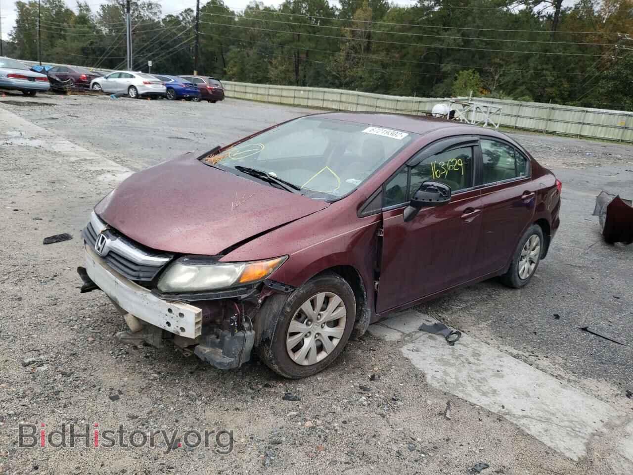 2012 HONDA CIVIC - VIN: 19XFB2F58CE080727 - Фото 2