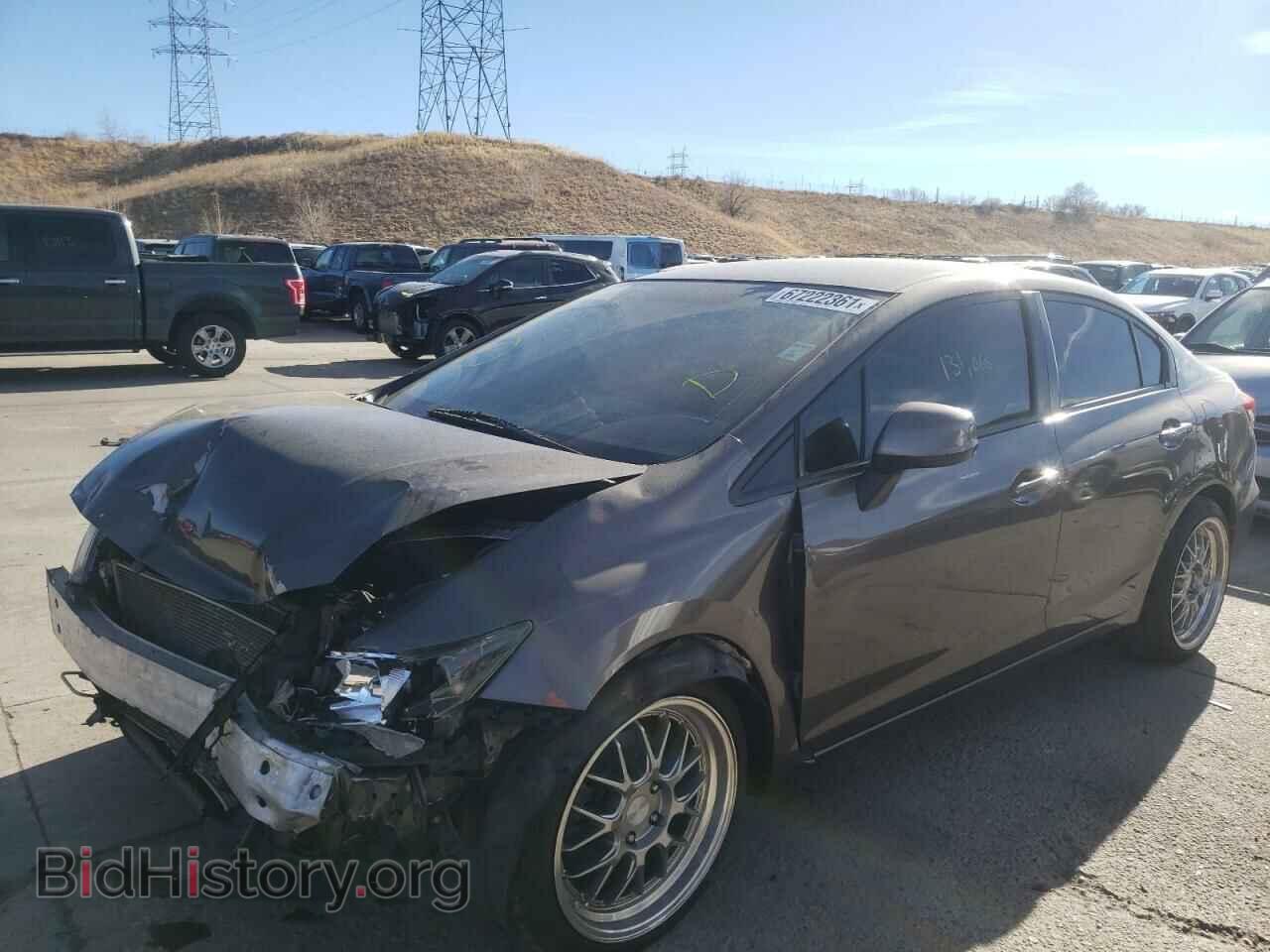 2013 HONDA CIVIC - VIN: 2HGFB2F56DH542113 - Фото 2