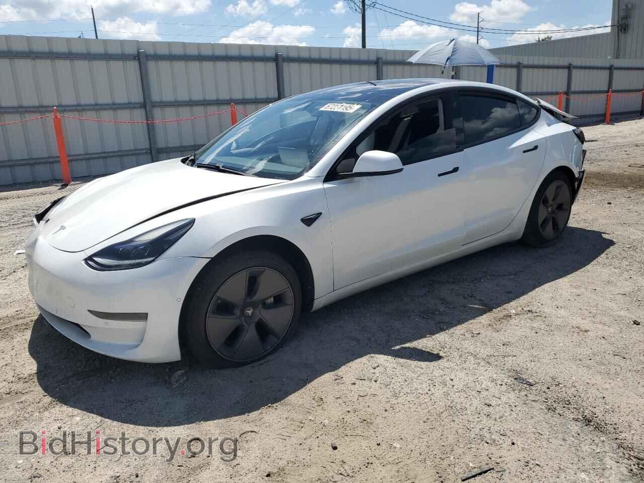 Photo 5YJ3E1EA7MF982980 - TESLA MODEL 3 2021