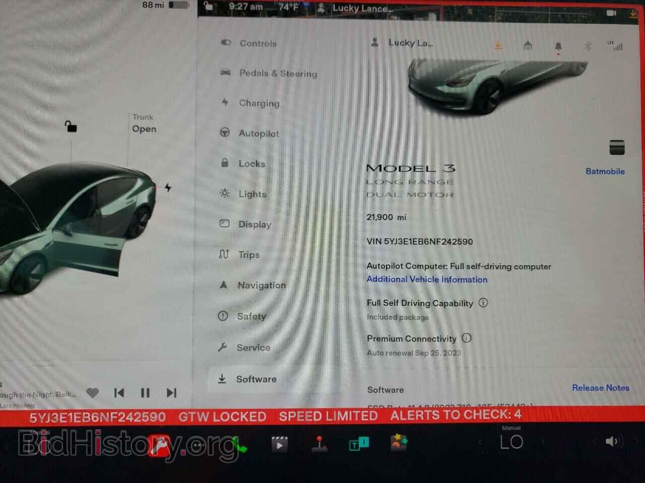 2022 TESLA MODEL 3 - VIN: 5YJ3E1EB6NF242590 - Photo 9