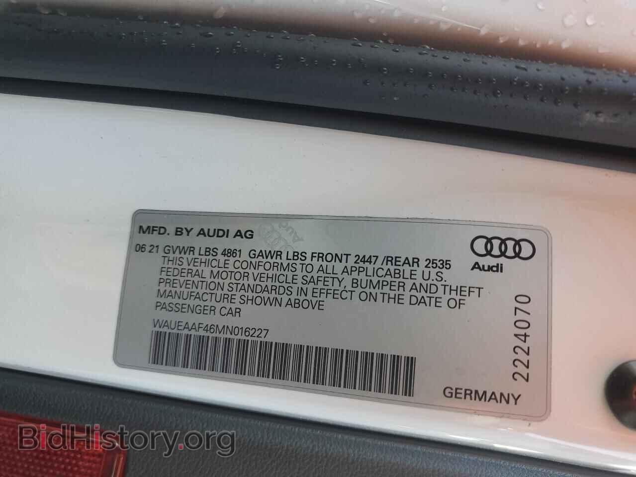 2021 AUDI A4 - VIN: WAUEAAF46MN016227 - Photo 12