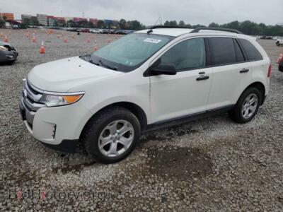 2013 Ford EDGE SE, белый — VIN 2FMDK4GC1DBC52763, Copart
