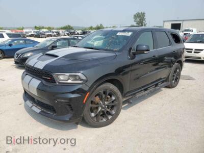2021 Dodge DURANGO R/T, черный — VIN 1C4SDJCT2MC634438, Copart